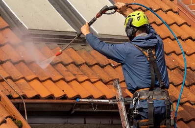 Démoussage et hydrofuge de toiture à Allas-Champagne